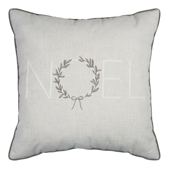 Girlandes Brodées Coussin de Noël FRAÎCHE, 46 cm x 46 cm