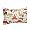 thumbnail image 2 of Binfone Cartoon Mushrooms Standard Size Pillowcase, Long Staple Pure Cotton Envelope Closure Pillow Cover,20"X30", 2 of 9