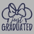 thumbnail image 2 of Juniors Minnie Mouse Just Graduated Bow Logo T Shirt, 2 of 4