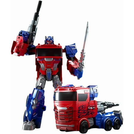 Optimus Prime/Bumblebee Alloy Deformation Car Robots | 10.2 Inch Manual Assemble Action Figure | Deluxe Edition Collectible Model | Multicolor Gift Ornaments Statue