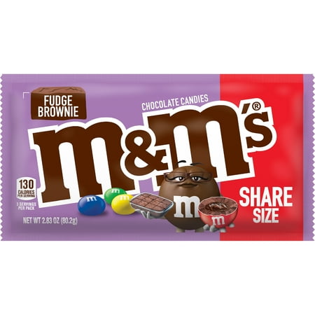 M&M's Fudge Brownie Share Size - 2.83oz