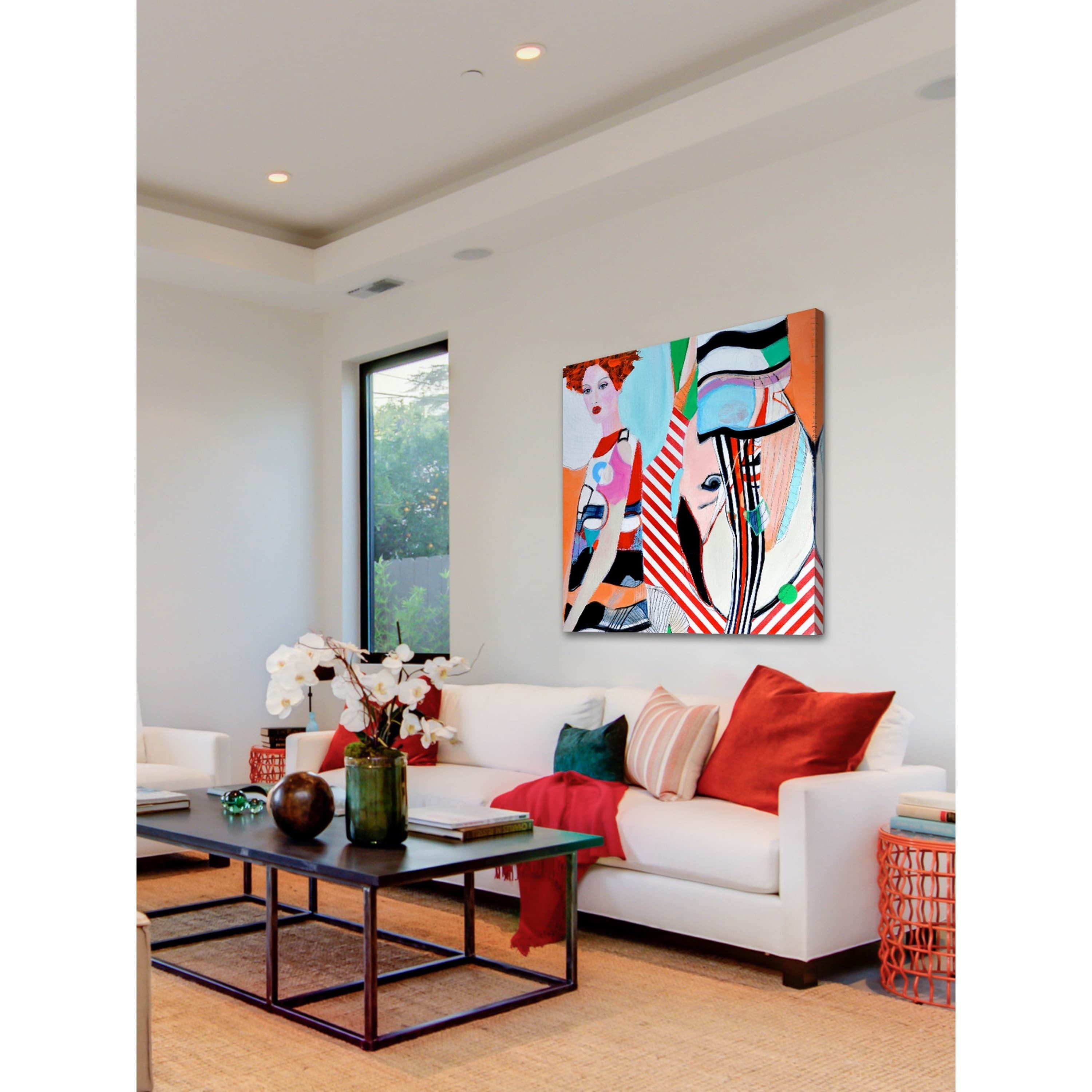 Antipode Painting Print on Wrapped Canvas