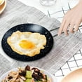 thumbnail image 1 of Mini sartén para huevos, minisartén práctica para hacer desayuno, fácil de limpiar, sartén para asar carne, sartenes redondas para restaurante y hogar, 1 of 8