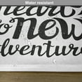 thumbnail image 6 of Ambesonne Adventure Place Mats Set of 4, 60s Inspired Design, Standard Size, Black White, 6 of 6