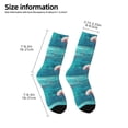 thumbnail image 5 of Junzan Flowers In Glass Vase Mens Funny Socks For Men Women Colorful Fun Novelty Crew Patterned Socks, 5 of 9