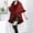 Red Coats for Winter, variant on Women's Faux Fur Collar Casual Shawls Long Sleeve Solid Color Cloak Cape Winter Warm Fashion Loose Elegant Clothes Blue Free Size