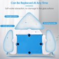 thumbnail image 2 of Blue - 1 Piece Double Sided Window Cleaner Window Wiper Magnetic Cleaning Tool Adjustable magnetic cleaning brush for tall windows., 2 of 5