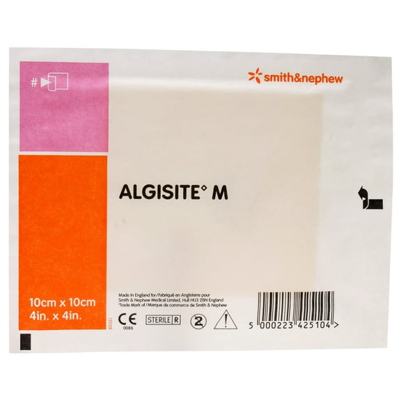 Smith & Nephew 59480200 Algisite M Calcium Alginate Dressing 4" x 4" - Box of 10
