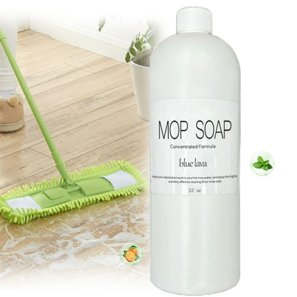Jabón de fregona concentrado fuertemente perfumado | Solución de limpieza de pisos | Seguro para madera, vinilo, baldosas, laminados, pisos sellados | Se admiten mascotas | Limpiador doméstico