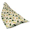 thumbnail image 2 of Avocado Lounger Chair Bag, Concept of Whole Fruit and Slices with Flowers and Leaves, High Capacity Storage with Handle Container, Lounger Size, Champagne and Multicolor, by Ambesonne, 2 of 5
