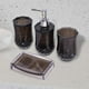 thumbnail image 3 of Juego de accesorios de baño modernos Gloria acrílico negro, 3 of 8