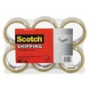 Scotch Lightweight Shipping Packaging Tape 1.88 Inches x 54.6 Yards 6 Rolls (3350-6)