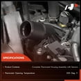 thumbnail image 2 of A-Premium Engine Coolant Thermostat Housing Assembly with Sensor Compatible with Chevrolet Cruze 2011-2015, Sonic 2012-2018, Trax 2016-2017, Aveo/Aveo5 2009-2011, Cruze Limited & Pontiac G3, G3 Wave, 2 of 8