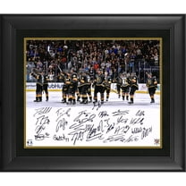 Vegas Golden Knights 2018 Western Conference Champions Framed Autographed 16" x 20" Stick Salute Photograph with 26