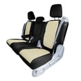 thumbnail image 1 of For 2018–2023 Honda Odyssey FH Group Neoprene Custom Fit Waterproof Car Seat Covers - 2nd Row Beige, 1 of 5
