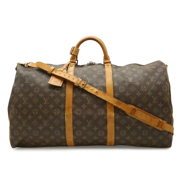 Pre-Owned LOUIS VUITTON Louis Vuitton Monogram Keepall Bandoulire 60 Boston Bag Travel...
