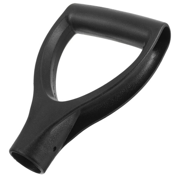Triangle-designed Garden Shovel Handle Grip Practical Shovel Parts for Replacement Black Plastic