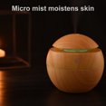 thumbnail image 2 of Mini humidificador USB para el hogar, rociador de escritorio de niebla fría con difusor de grano de madera claro colorido para oficina de aroma sidaley HA000559-03B, 2 of 6