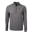 thumbnail image 2 of Men's Cutter & Buck  Heather Black Salt Lake Bees Adapt Eco Knit Heather Big & Tall Quarter-Zip Pullover Top, 2 of 3
