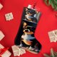 thumbnail image 4 of Chihuahua Tema: Calcetines de Navidad, fino lino blanco para colgar en escaleras y chimenea, decoración navideña para el hogar, regalo de Navidad.54cm×38cm, 4 of 5