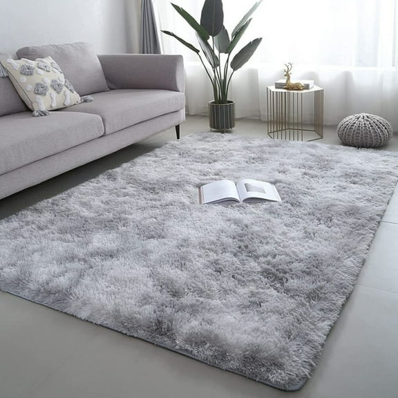 LongYTong Faux 4x5, Fluffy Rug for Living Room, Fluffy Washable Rug for Bedroom, Dorm, Decor, Furry Rug, Rectangle