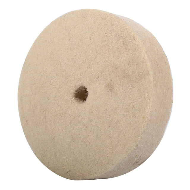 Chiciris 4 Rueda Pulidora Beige, para Joyería de Vidrio Metálico, Dorada Plateada