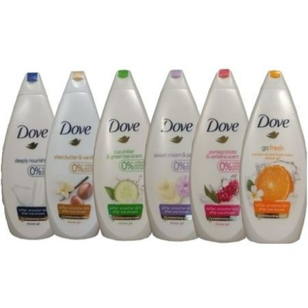 6-Pack Dove Body Wash Shower Gel