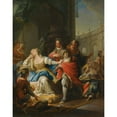 thumbnail image 2 of Andrea Casali 20x24 Gold Ornate Framed and Double Matted Museum Art Print Titled - The Empress Gunhilda, Accused of Adultery, is Avenged by Her Page, 2 of 4