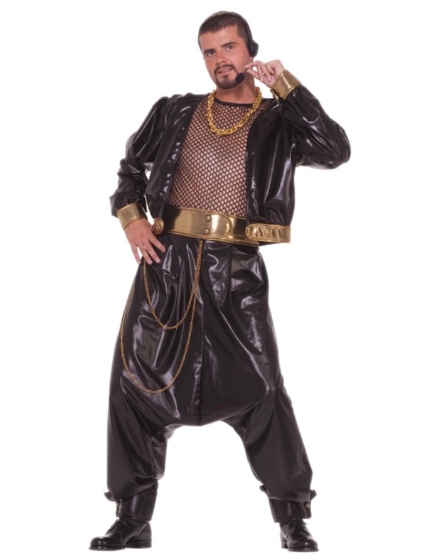 Forum Novelties 80s Rap Hip Hop Star Baggy MC Hammer Men's Halloween Fancy-Dress  Costume for Adult, Standard 
