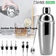 thumbnail image 4 of Garselay 25 Pcs Cocktail Bartender Kit,Shaker Cocktail de Acero Inoxidable de 750ml,Coctelera Kit con Soporte de Acr&iacute;lico y Folleto de Recetas de C&oacute;ctel,Herramientas Profesionale, 4 of 7