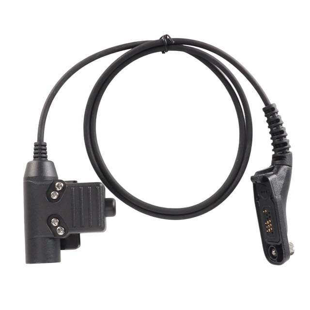 Adaptador de auriculares para walkie-talkie con clip metálico resistente de repuesto para Motorola APX, Apx-4000, Apx-6000, Apx-6000xe