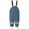 thumbnail image 2 of Kids' Rain Overalls with Adjustable Straps, Full Body Windproof Mud Proof Jumpsuit for Outdoor Play, Rainy Day Adventures, Ideal for Hiking, Camping, and Wet Weather Activities 1-8 Years - Dark Blue, 2 of 4