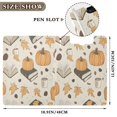 thumbnail image 3 of FORMRS A4 Clipboard Folder with Pen Holder Horizontal Foldable School Office Binder, Beige Fall Books, 3 of 9