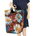 thumbnail image 4 of Yayeee Freestanding Laundry Hamper with Handle Collapsible Large Storage Basket for Clothes, Vibrant Floral, 4 of 7