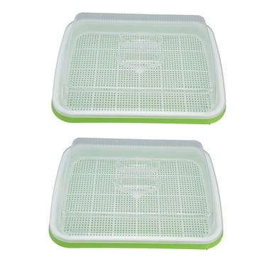 Bandeja de semillas,Bandeja de germinación Tapa transparente Germinador de semillas Bandeja de germinación Rendimiento de primer nivel