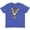 Retro Heather Royal, variant on Inktastic Cute Giraffe Youth T-Shirt