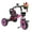 Pink, variant on Lighting Tricycle For Toddlers Age 2-5 Years Old Balance Bike with Storage Basket Toddler Bike Ride-on Toys for Infant, Gifts for Baby Boys Girls(Pink\Red)