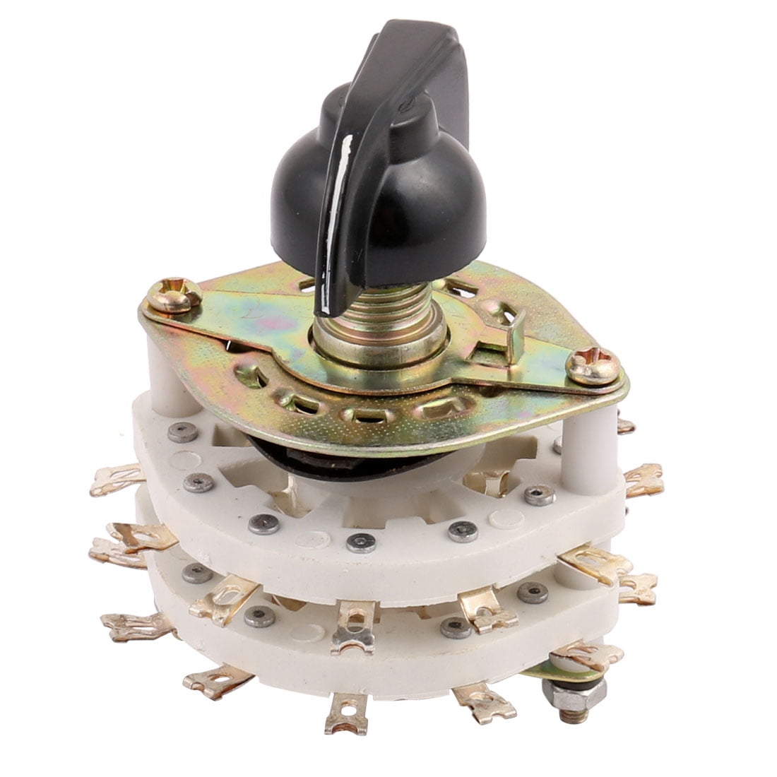 KCT 6 Pole 3 Position Dual Decks Band Channel Rotary Switch Selector with Cap