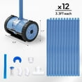 thumbnail image 6 of (2025 Upgrade) VINGLI Pool Vacuum Suction-Side Pool Cleaner Automatic Sweeper for Inground Swimming Pool,Powerful Suction to Climbs Walls,with 39.6ft Tangle Free Hose (Memory Blue&Gray), 6 of 9
