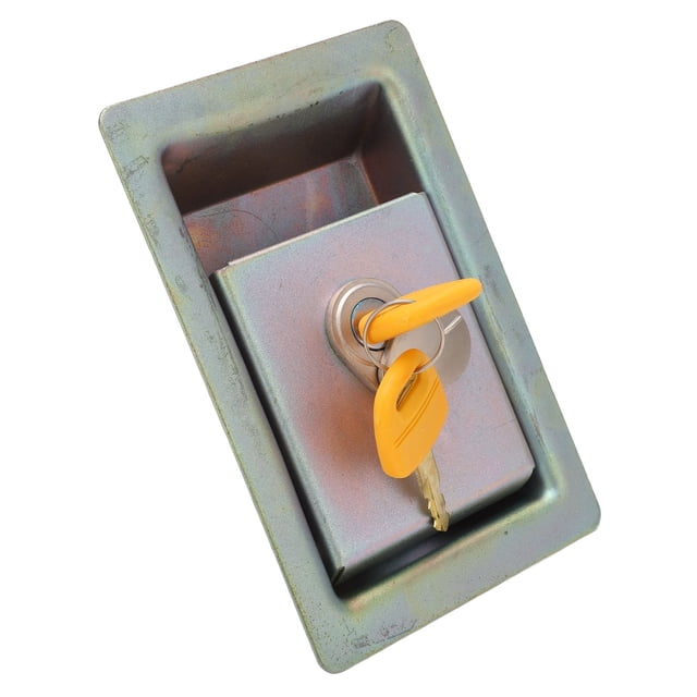 Excavator Pump Side Cover Latch, Simple Installation Excavator Hydraulic Pump Side Door Lock High Hardness With Keys For SH200