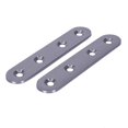 thumbnail image 1 of Plaque de Réparation en Acier Inoxydable Support de Fixation 2 Pcs, 1 of 9