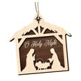 thumbnail image 4 of Adornos de Natividad Navideños, Decoraciones de Natividad Religiosas, Recuerdos, Madera Casa, 4 of 9