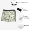 thumbnail image 6 of Bingfone Green Rabbit Men's Underwear - Casual Stretch Boxer Briefs-XX-Large, 6 of 7