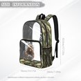 thumbnail image 7 of Xoenoiee Bear Camo Print Clear Backpack for Boys Large Capacity Bookbag Transparent School Bag Waterproof Backpacks Satchel with Adjustable Straps for Preschool Kindergarten Elementary, 7 of 7