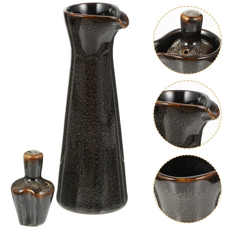 yuehuaidai Ceramic Condiment Container Kitchen Seasoning Bottle Japanese Style Condiment Bottle