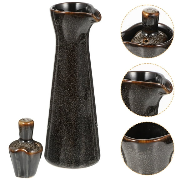 yuehuaidai Ceramic Condiment Container Kitchen Seasoning Bottle Japanese Style Condiment Bottle