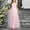 Pink, variant on XFYSSS Women's New Fashionable Wedding Dress Sexy V-neck Sleeveless Lace Solid Color Dress Long Dress Women Polyester Dress