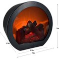 thumbnail image 2 of Jinsinto Lanterne Décorative pour Cheminée, Lumière de Cheminée LED Effet de Flamme de Bûche Simulée, Interrupteur Tactile et Lanterne Alimentée par USB pour Décoration Intérieure Décoration de Noël, 2 of 5