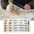 thumbnail image 1 of Wood Burning Pen Tips, Optional Basic Mark Templates Soldering Iron Tip High Heat Resistance  For Craftsmen For Wood Carving For Wood Embossing, 1 of 8