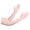 Pink, variant on 1 Pair Silicone Anti-slip Palm Flip Fingertip Long Arm Sleeves Solid Color Anti-UV High Elasticity Women Outdoor Ice Silk Long Cycling Gloves Costume Accessories